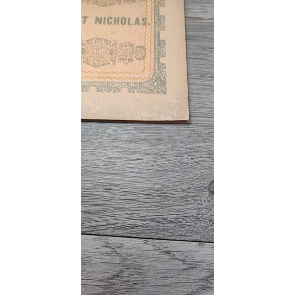 A Visit From St Nicholas by Clement C Moore REPRINT of 1849 Book Spalding & Shep - Picture 3 of 10